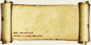 Jasmina Vidojković vizit kartica